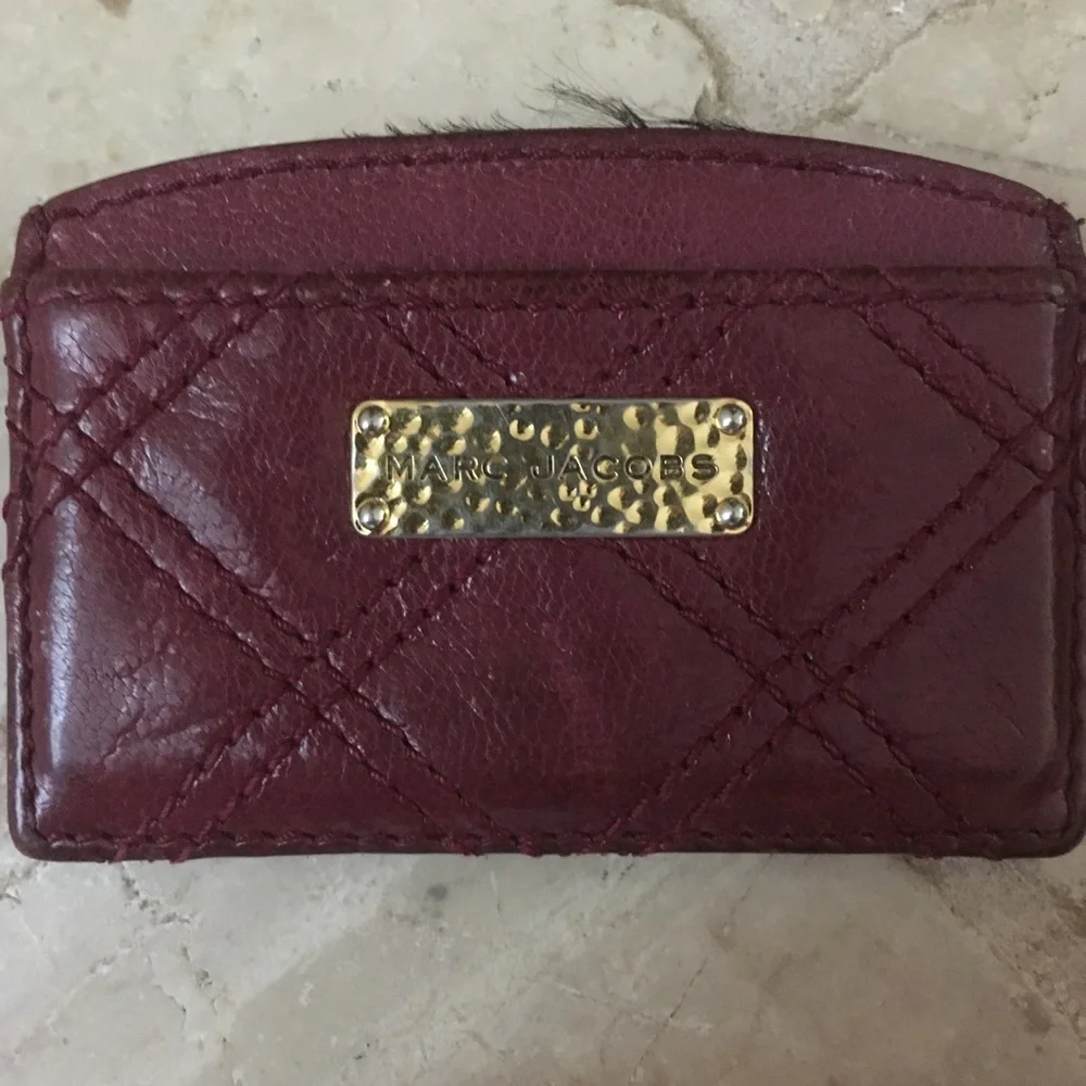 Marc Jacobs Cardholder Wallet | Leather Quilted | Work Polished Luxury
